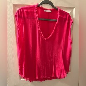 EUC Karlie Hot pink top